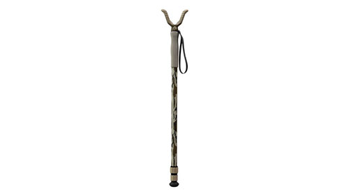 DeadShot Monopod från BOG erbjuder stabilitet och precision för jägare, med en kamouflagemönster i Mossy Oak Bottomland för att smälta in i naturen.
